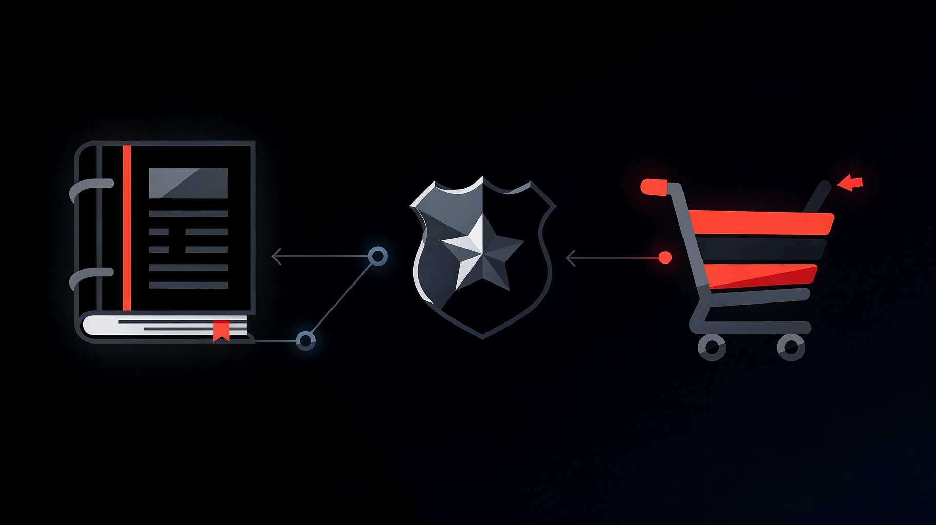 Black Friday shopping timeline illustration with holiday retail cues