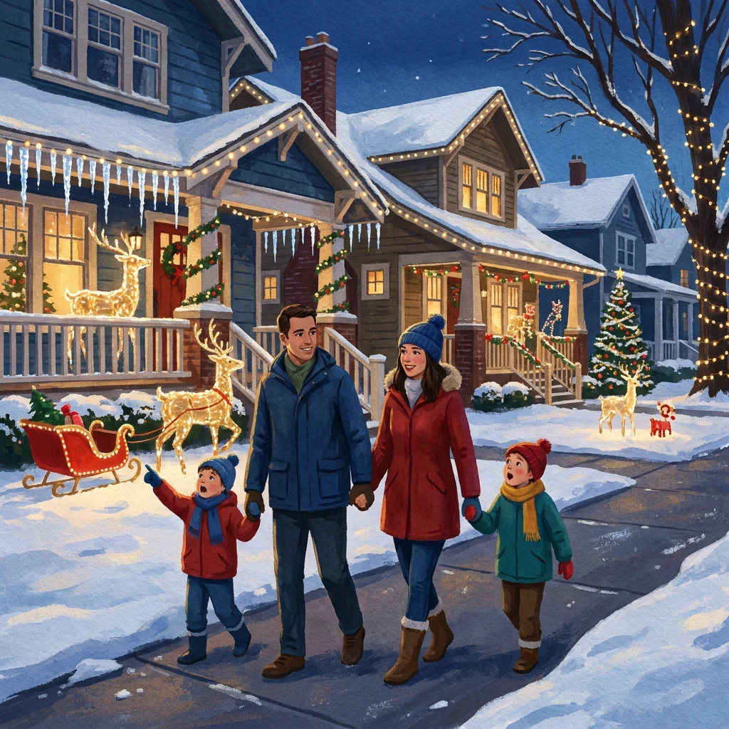 Tour Neighborhood Light Displays