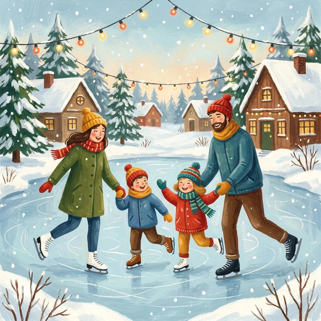 Go Ice Skating or Sledding Outdoors