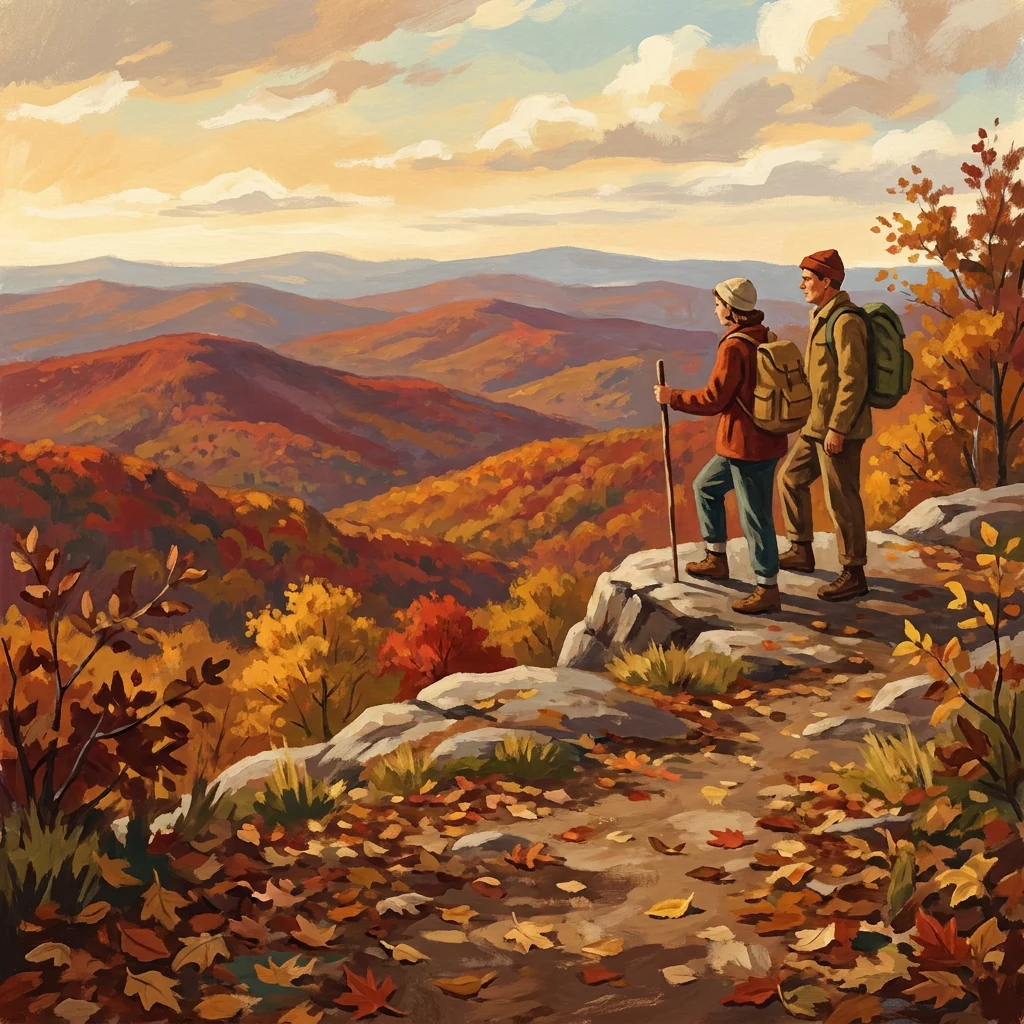 Hike Trails in Peak Autumn Foliage