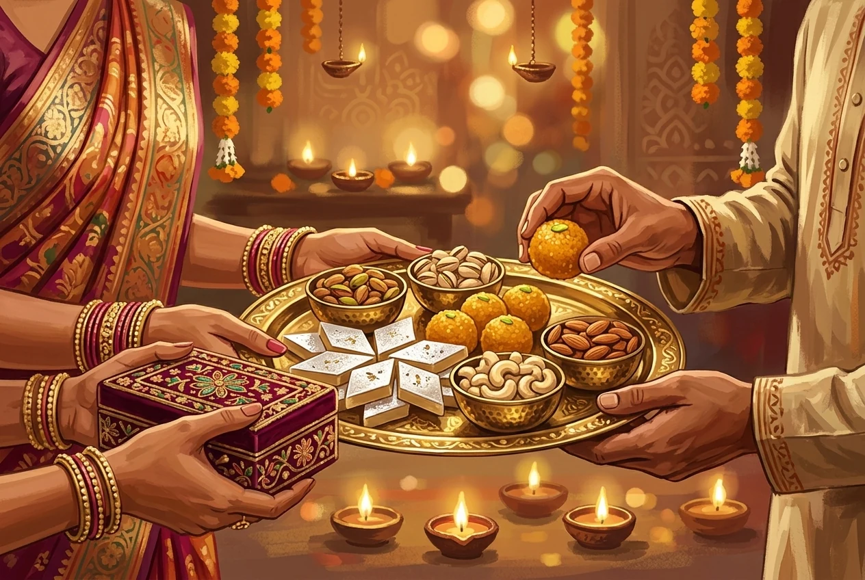 Share festive sweets