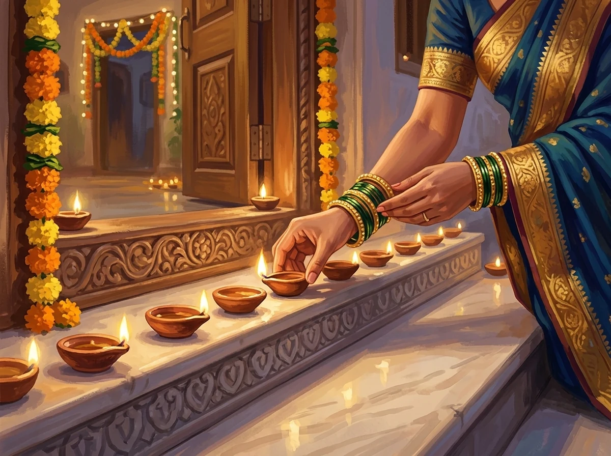 Lighting Diyas & Deepams
