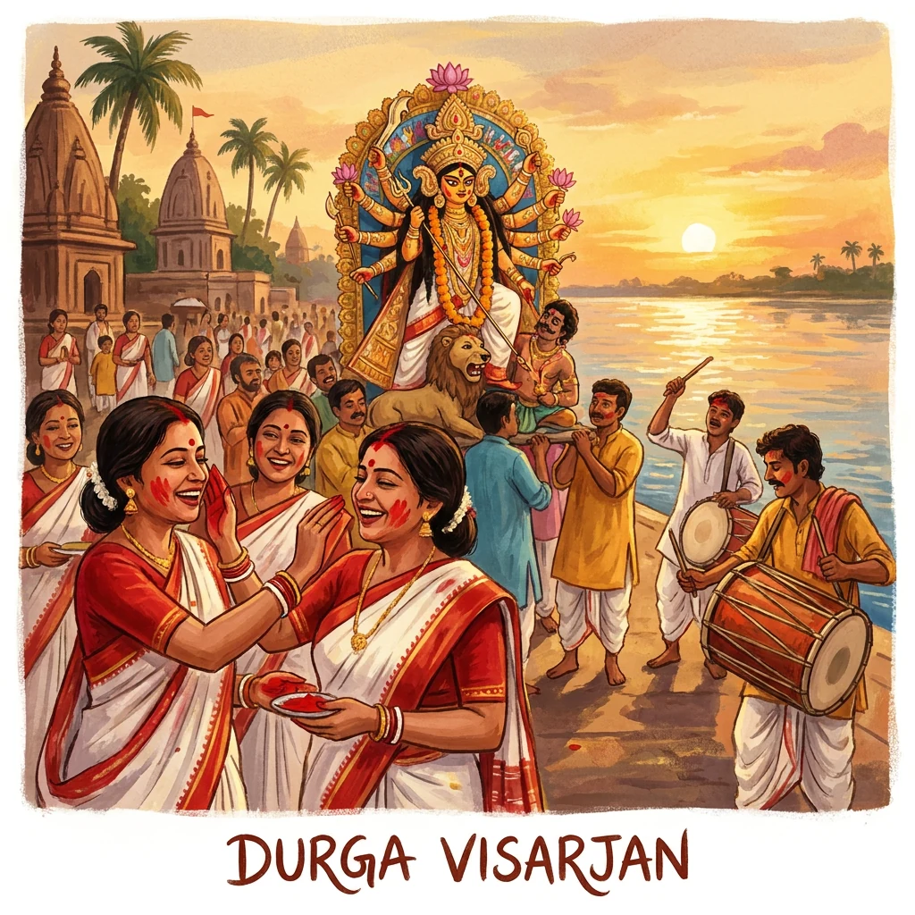 Durga Visarjan & Sindoor Khela