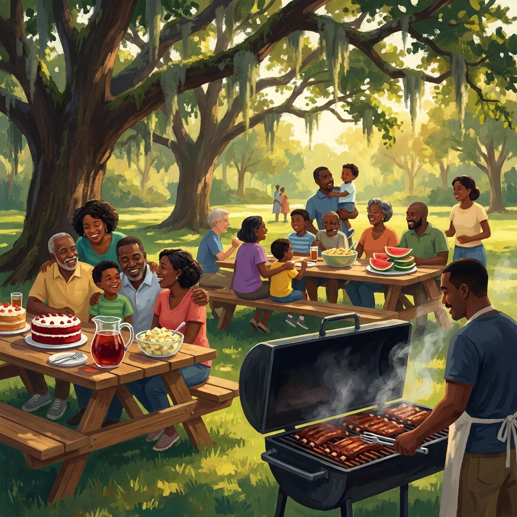 Backyard Cookouts & Red Food Feasts