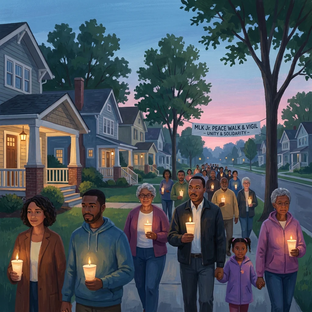 Join an Evening Peace Walk or Candlelight Vigil