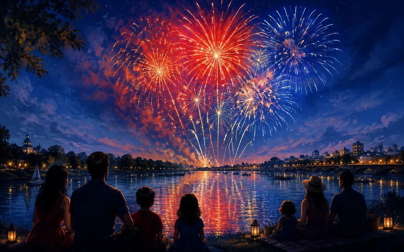 See fireworks