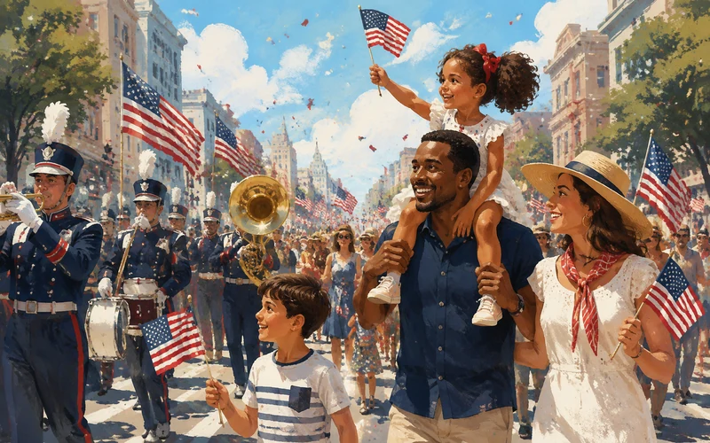Watch a parade