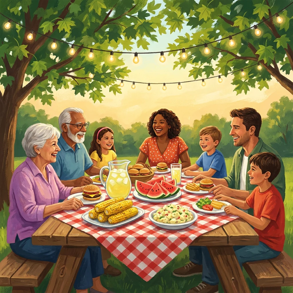 Host a family summer kickoff cookout