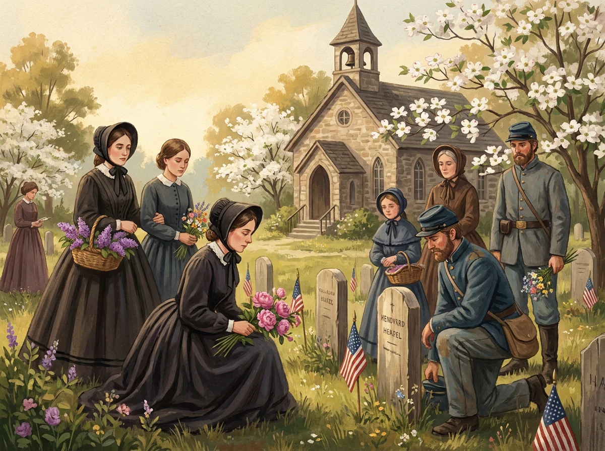 Decoration Day, late 1860s